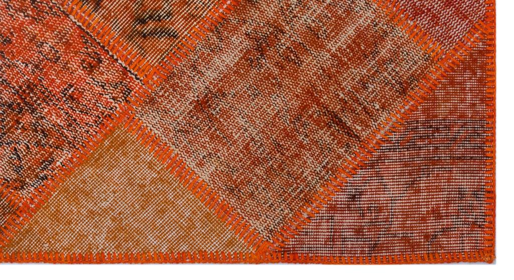 Apex Patchwork Halı Turuncu 25918 80 x 150 cm