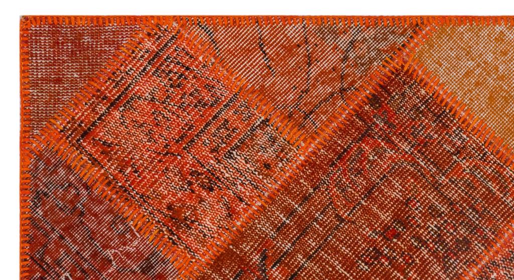 Apex Patchwork Halı Turuncu 25918 80 x 150 cm