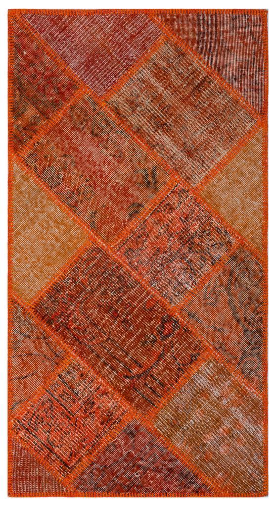 Apex Patchwork Halı Turuncu 25918 80 x 150 cm