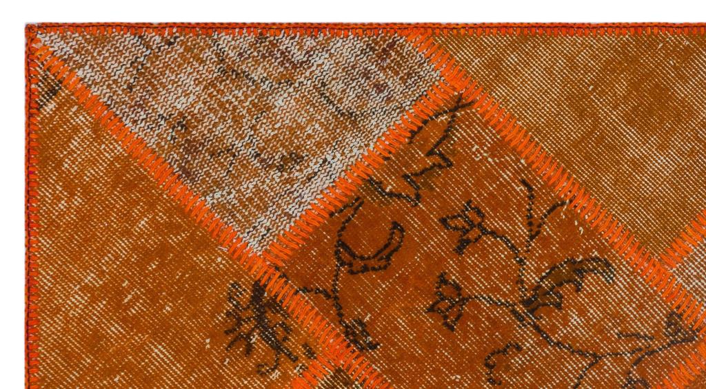 Apex Patchwork Halı Turuncu 26051 80 x 150 cm