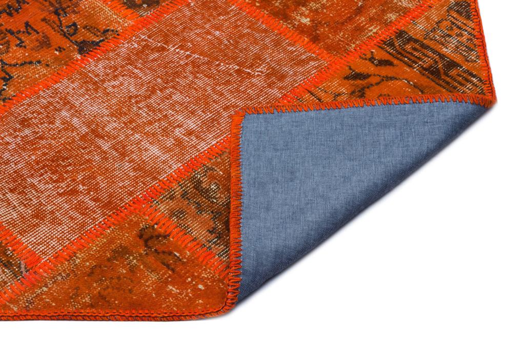 Apex Patchwork Halı Turuncu 26138 80 x 150 cm