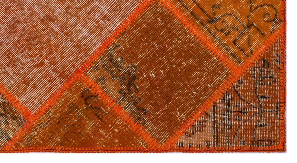 Apex Patchwork Halı Turuncu 26138 80 x 150 cm