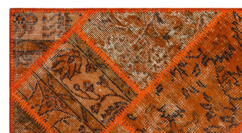 Apex Patchwork Halı Turuncu 26138 80 x 150 cm