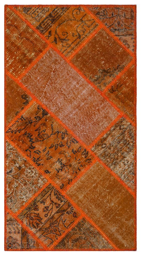 Apex Patchwork Halı Turuncu 26138 80 x 150 cm