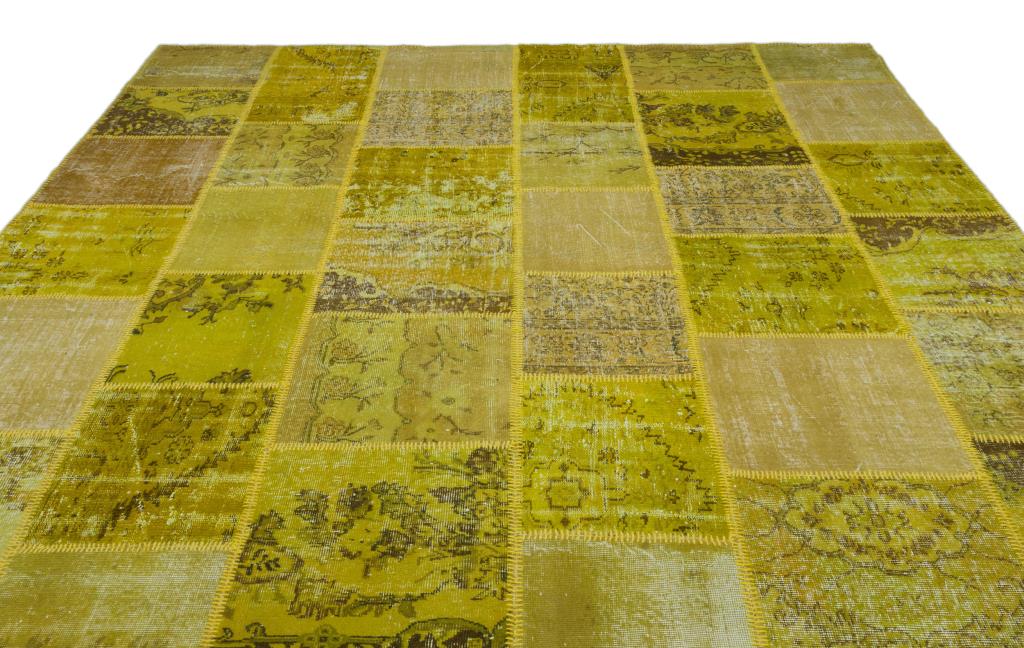 Apex Patchwork Halı Yeşil 20516 274 x 366 cm