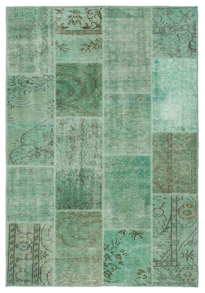 Apex Patchwork Halı Yeşil 20769 160 x 230 cm