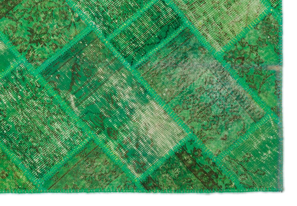 Apex Patchwork Halı Yeşil 20952 160 x 232 cm