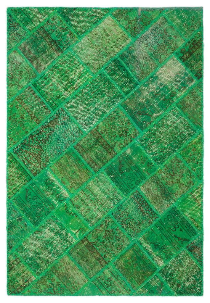 Apex Patchwork Halı Yeşil 20952 160 x 232 cm