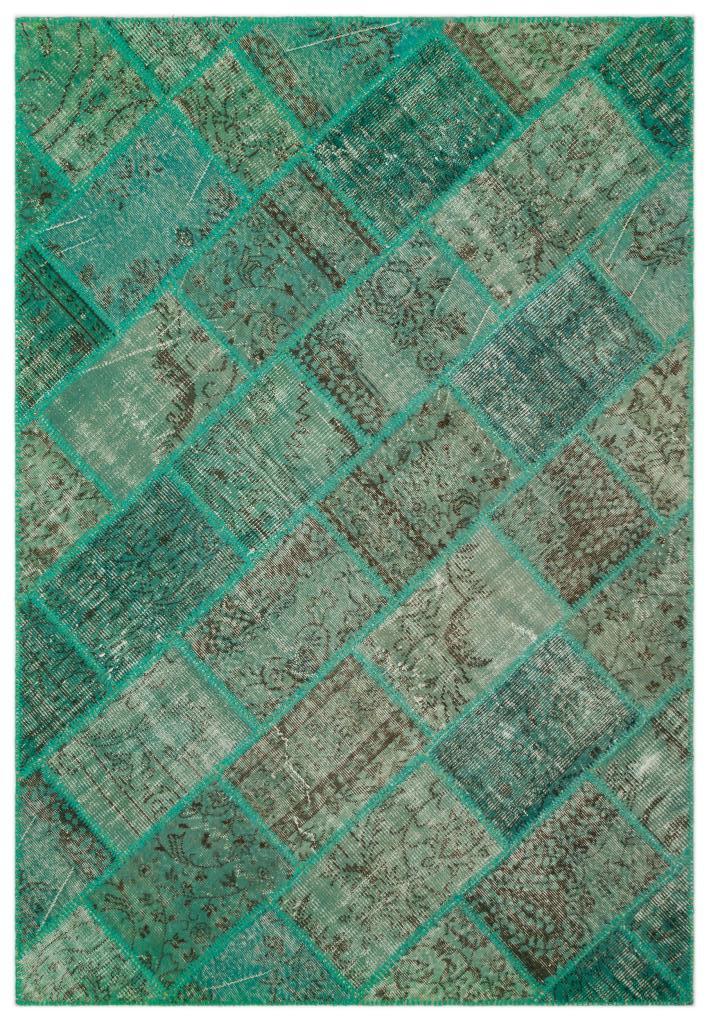 Apex Patchwork Halı Yeşil 21468 162 x 231 cm