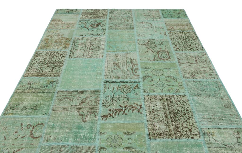 Apex Patchwork Halı Yeşil 21931 191 x 283 cm