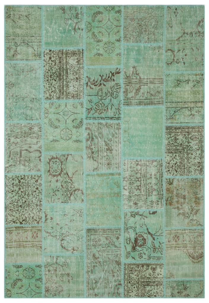 Apex Patchwork Halı Yeşil 21931 191 x 283 cm