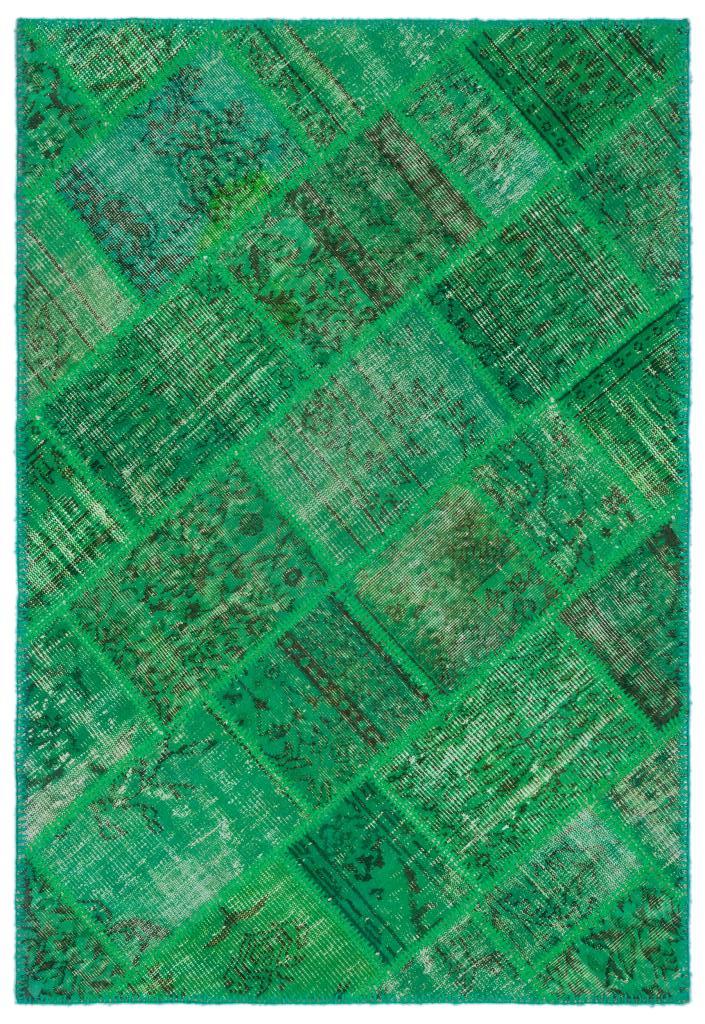 Apex Patchwork Halı Yeşil 22147 120 x 180 cm