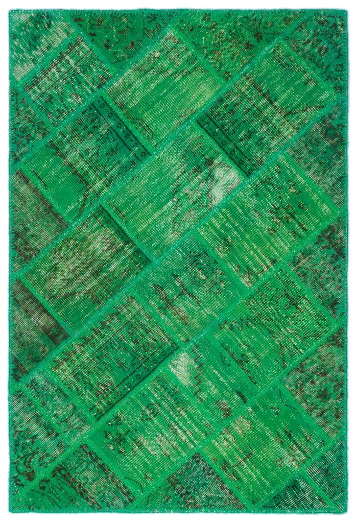 Apex Patchwork Halı Yeşil 24897 120 x 180 cm