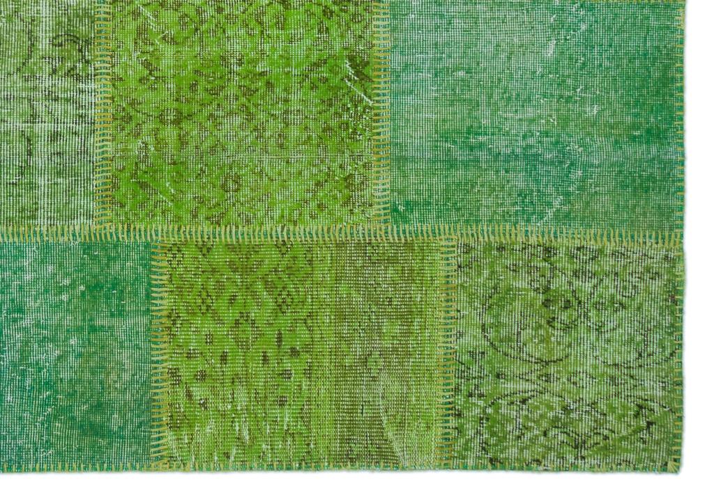 Apex Patchwork Halı Yeşil 24907 160 x 230 cm