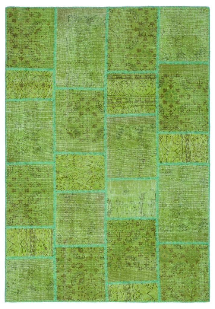 Apex Patchwork Halı Yeşil 24945 160 x 230 cm