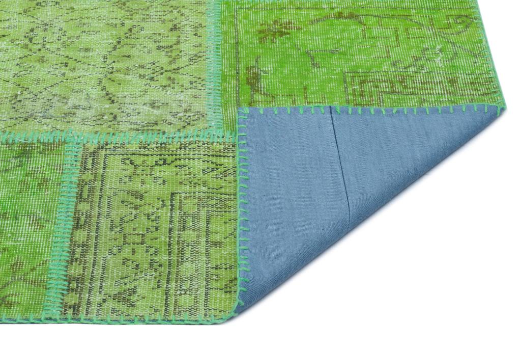 Apex Patchwork Halı Yeşil 24948 160 x 230 cm