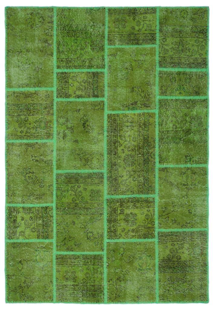 Apex Patchwork Halı Yeşil 24949 160 x 230 cm
