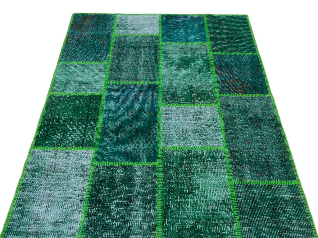 Apex Patchwork Halı Yeşil 26268 120 x 180 cm