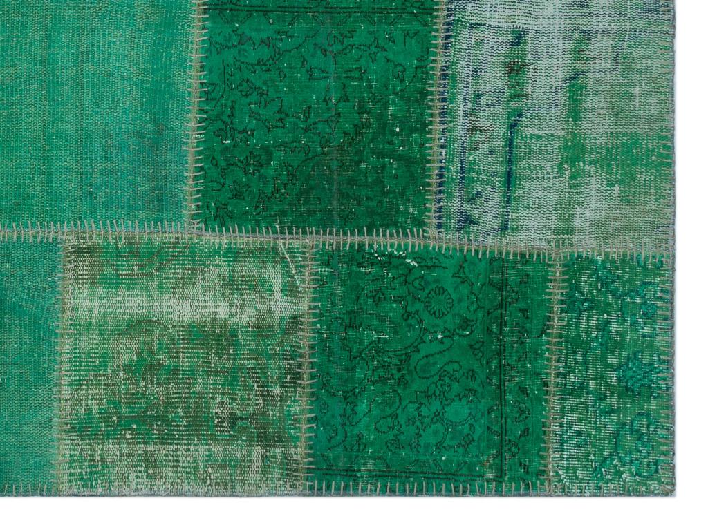 Apex Patchwork Halı Yeşil 26392 160 x 221 cm