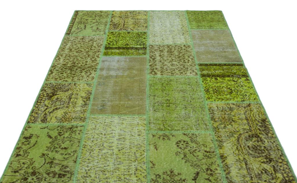 Apex Patchwork Halı Yeşil 26422 160 x 232 cm