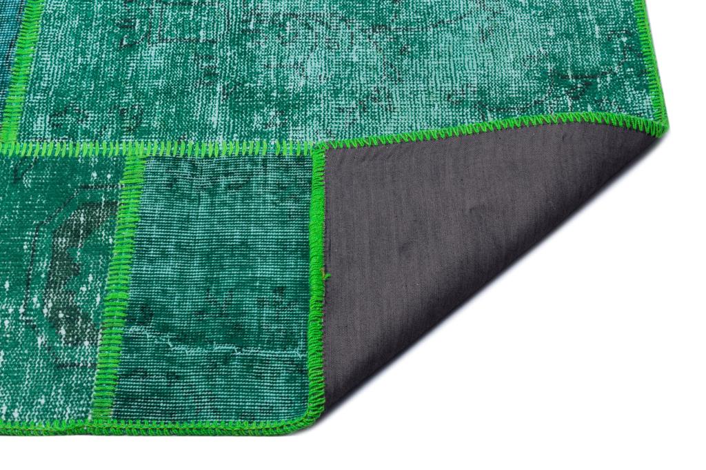Apex Patchwork Halı Yeşil 26465 160 x 230 cm