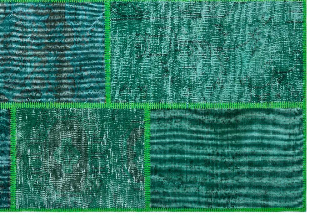Apex Patchwork Halı Yeşil 26465 160 x 230 cm