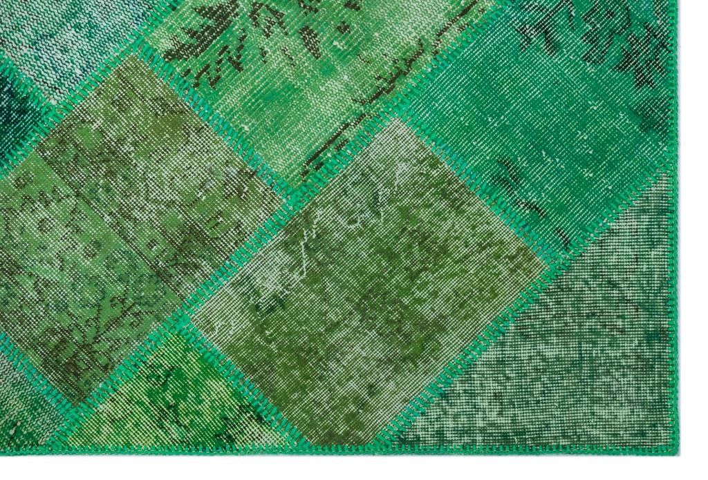 Apex Patchwork Halı Yeşil 26621 120 x 180 cm