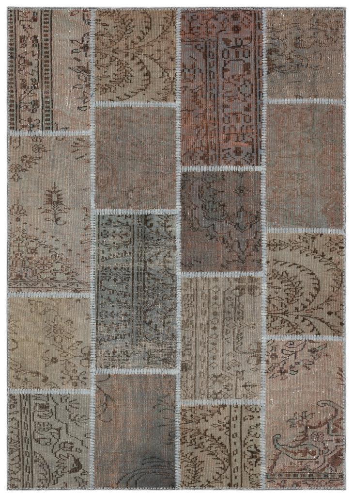 Apex Patchwork Unique Gri 35846 163 x 230 cm