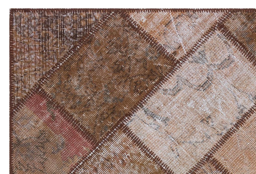 Apex Patchwork Unique Kahve 29461 121 x 180 cm