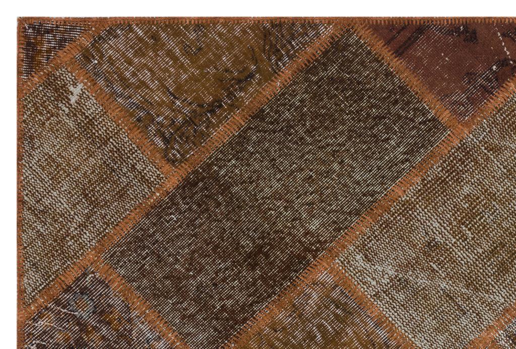 Apex Patchwork Unique Kahve 31110 120 x 180 cm