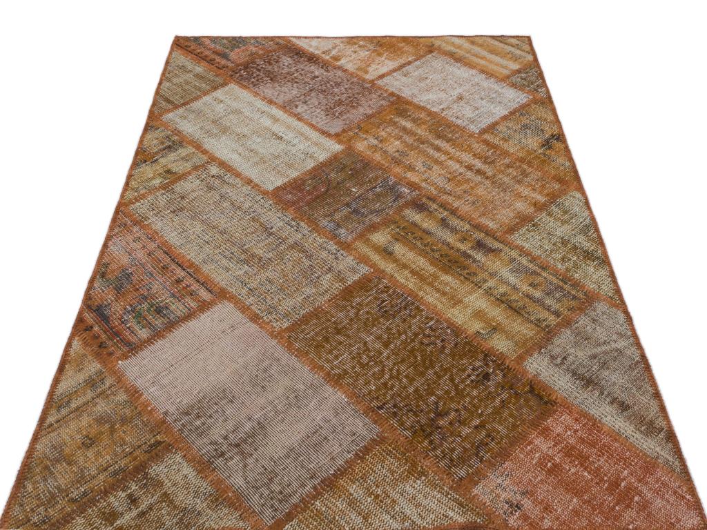 Apex Patchwork Unique Kahve 31111 120 x 180 cm