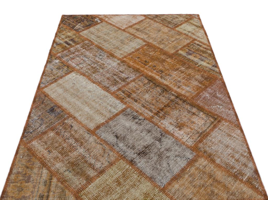 Apex Patchwork Unique Kahve 31141 120 x 180 cm