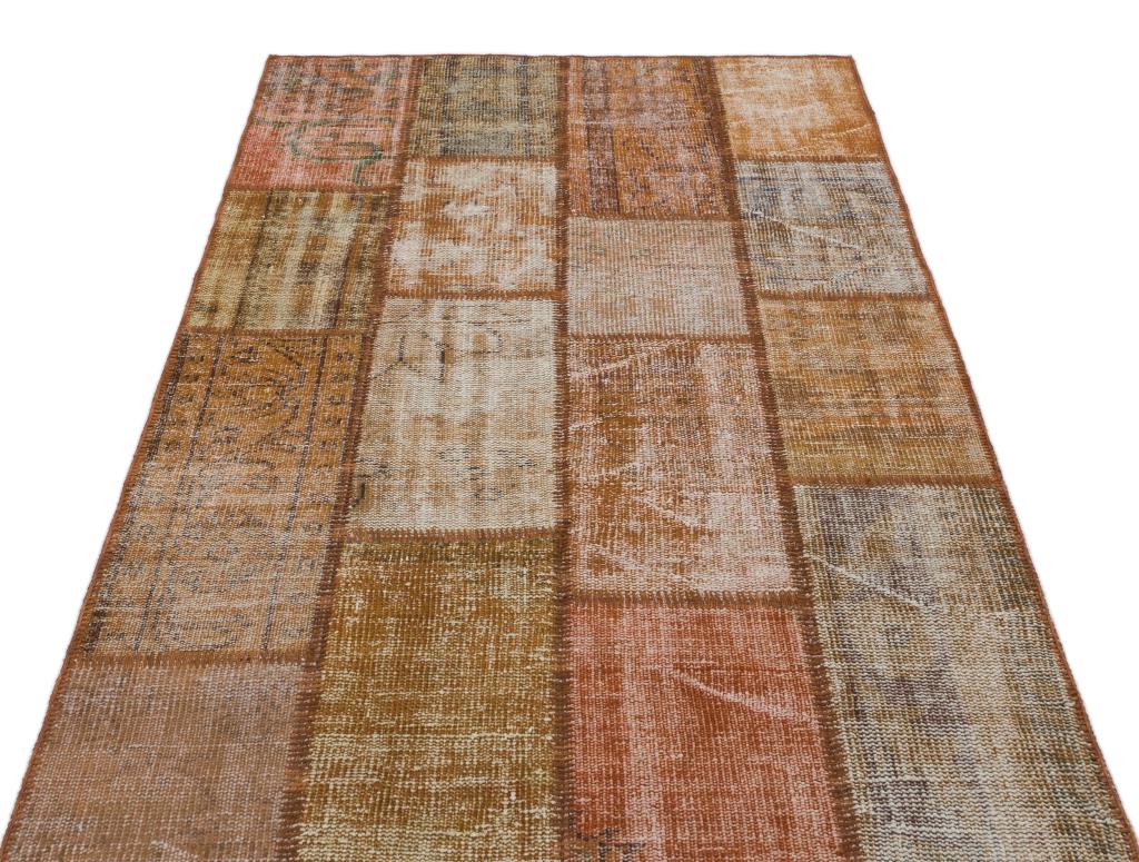 Apex Patchwork Unique Kahve 31186 120 x 180 cm