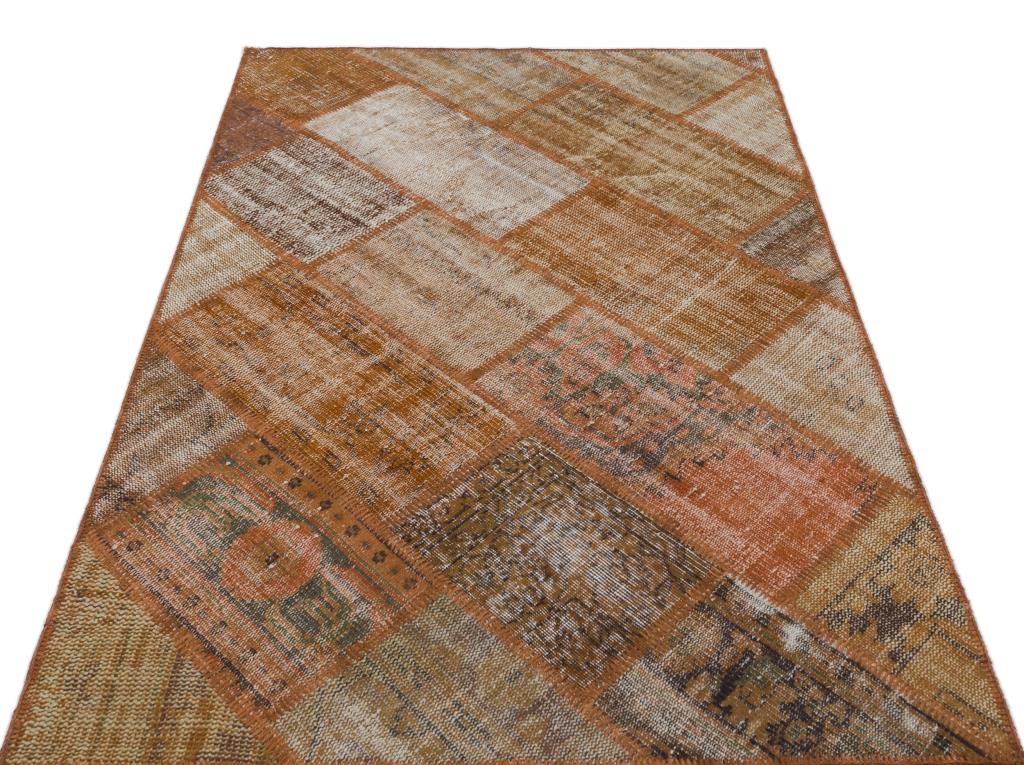 Apex Patchwork Unique Kahve 31192 120 x 180 cm