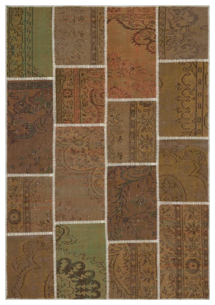 Apex Patchwork Unique Kahve 33941 160 x 230 cm