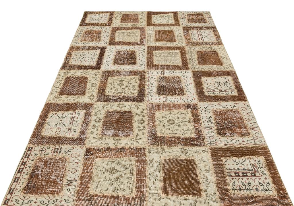 Apex Patchwork Unique Kahve 35446 161 x 240 cm