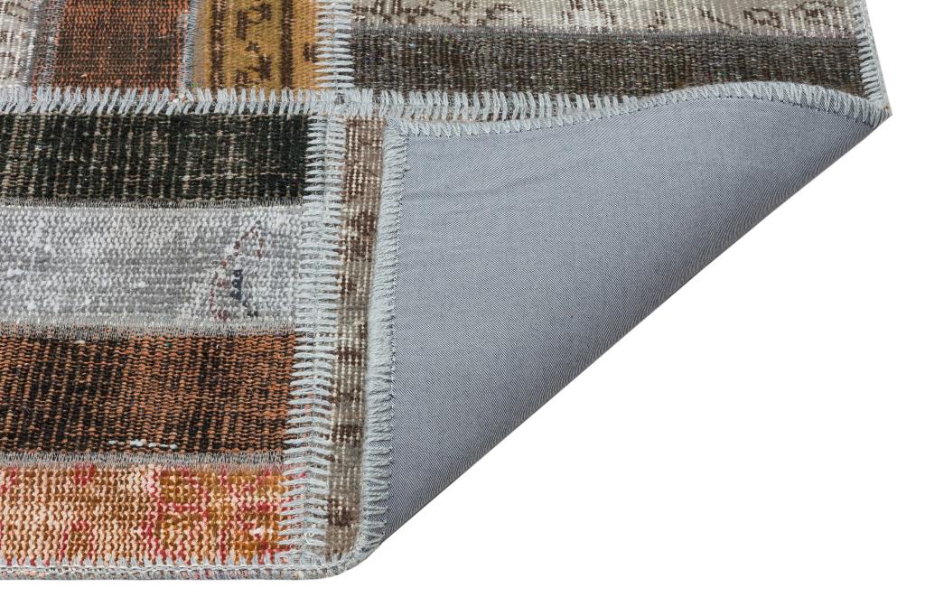 Apex Patchwork Unique Kahve 35477 161 x 244 cm