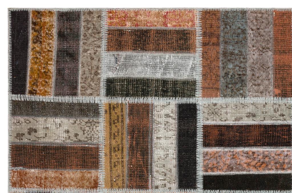Apex Patchwork Unique Kahve 35477 161 x 244 cm