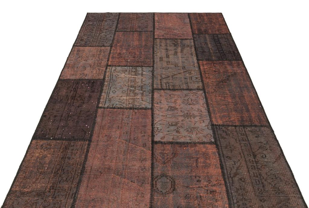 Apex Patchwork Unique Kahve 35822 162 x 233 cm