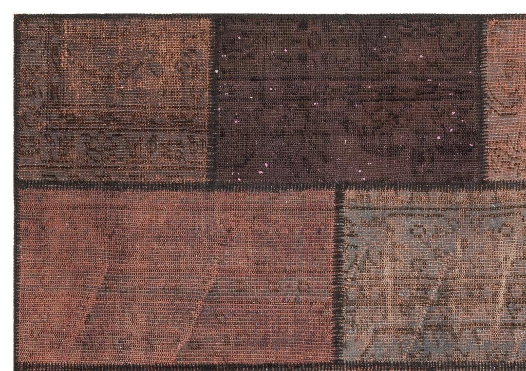Apex Patchwork Unique Kahve 35822 162 x 233 cm