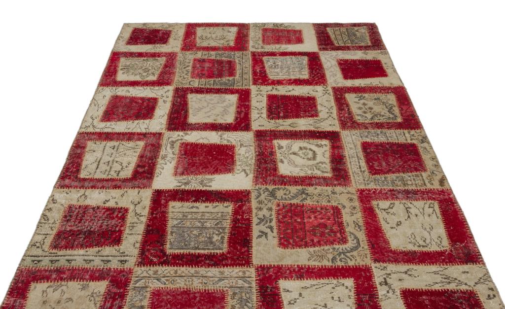 Apex Patchwork Unique Kırmızı 21557 160 x 233 cm