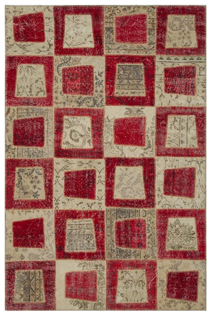 Apex Patchwork Unique Kırmızı 21557 160 x 233 cm