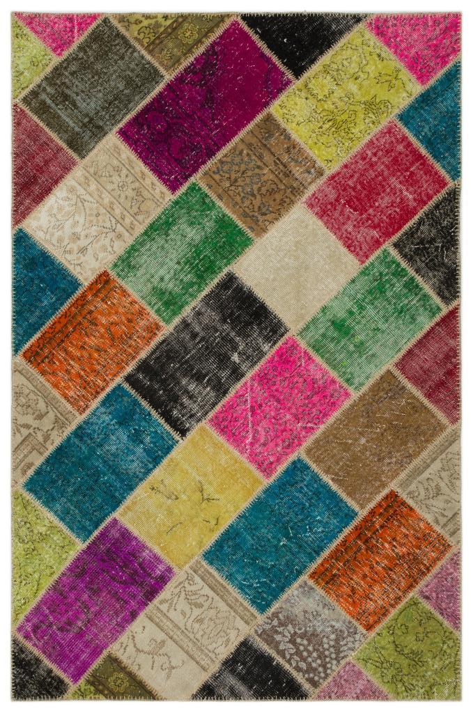 Apex Patchwork Unique Multi Naturel 21657 160 x 233 cm