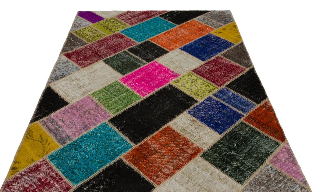 Apex Patchwork Unique Multi Naturel 21669 160 x 233 cm
