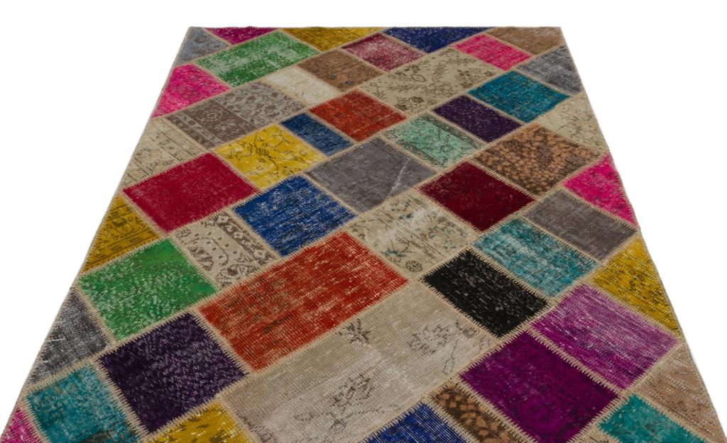 Apex Patchwork Unique Multi Naturel 21671 160 x 233 cm