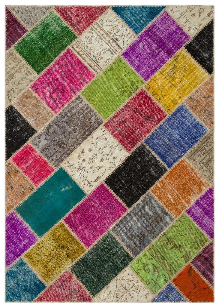 Apex Patchwork Unique Multi Naturel 22042 160 x 230 cm