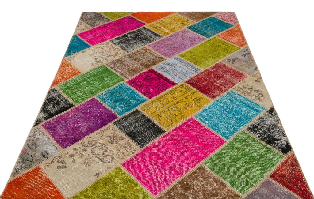 Apex Patchwork Unique Multi Naturel 22076 160 x 230 cm