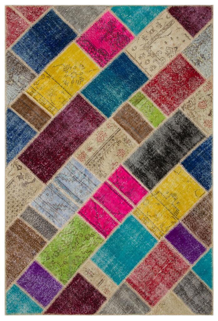Apex Patchwork Unique Multi Naturel 22088 160 x 230 cm