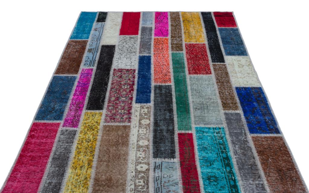 Apex Patchwork Unique Multi Naturel 25215 157 x 233 cm