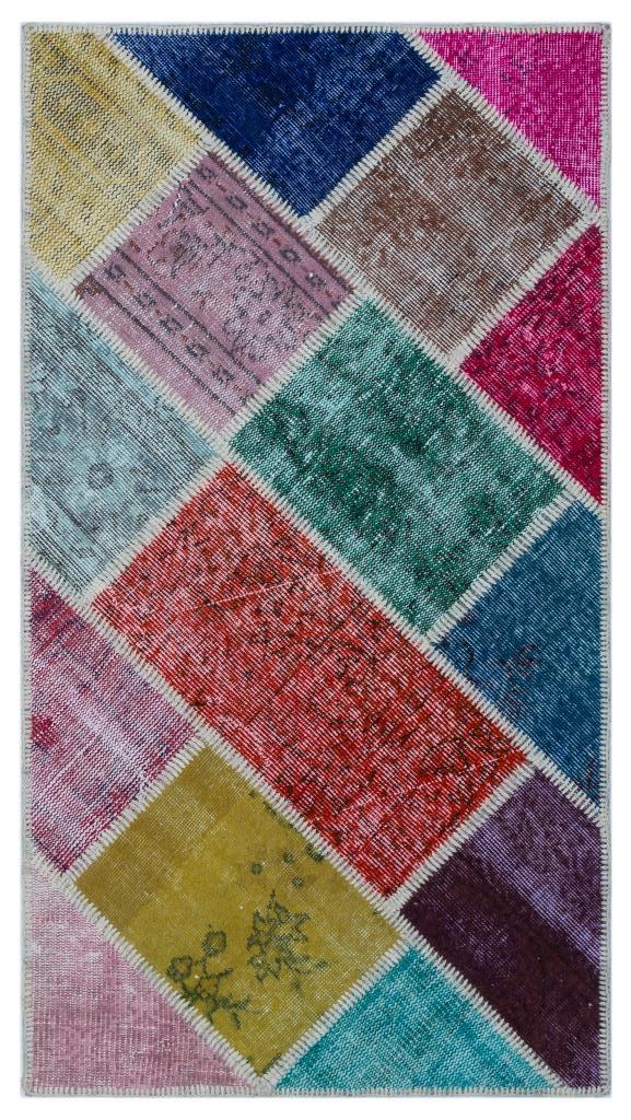 Apex Patchwork Unique Multi Naturel 26733 84 x 152 cm